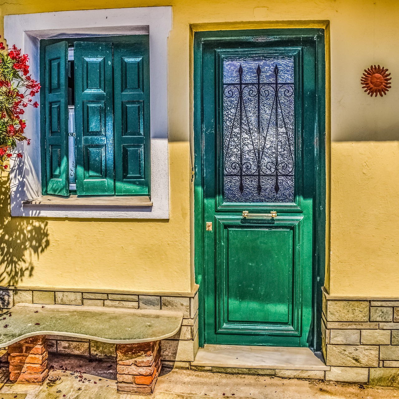 door, window, wood, house, architecture, entrance, residential, vintage